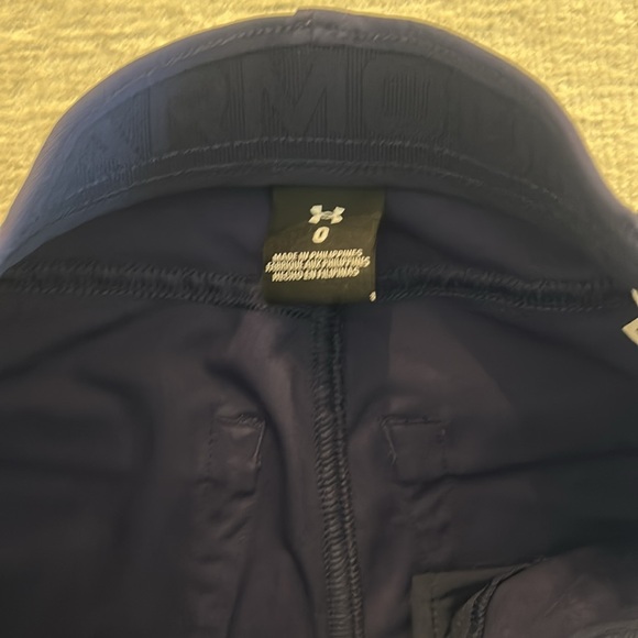 Under Armour Navy Golf Pants 0 - Picture 3 of 4